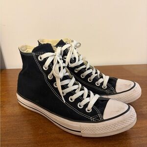 Converse Black and White High-Top Sneakers